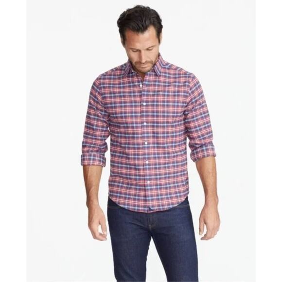 UNTUCKit Radda Slim Fit Flannel Plaid Button Down Shirt // XL - Picture 1 of 11